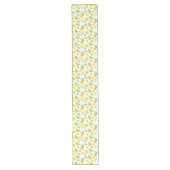 水彩レモン ロングテーブルランナー (正面)