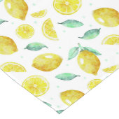 水彩レモン ロングテーブルランナー (コーナー)