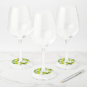 水彩レモン ワイングラスタグ (セット)