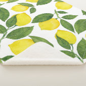 水彩レモン：夏のフルーツパターン シェルパブランケット (3/4)