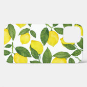 水彩レモン:夏のフルーツパターン Case-Mate iPhoneケース (裏面 (横))
