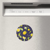 水彩レモン&葉10 マグネット (インサイチュ (食洗機))