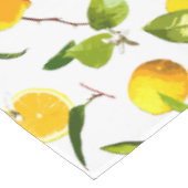 水彩レモン&葉16 テーブルクロス (アングル)