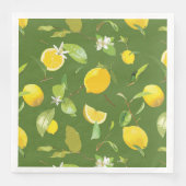 水彩レモン&葉5 (正面)