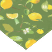 水彩レモン&葉5 テーブルクロス (アングル)