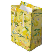 水彩レモンIV ミディアムペーパーバッグ (正面アングル)
