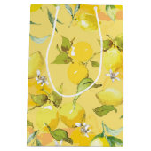 水彩レモンIV ミディアムペーパーバッグ (裏面)