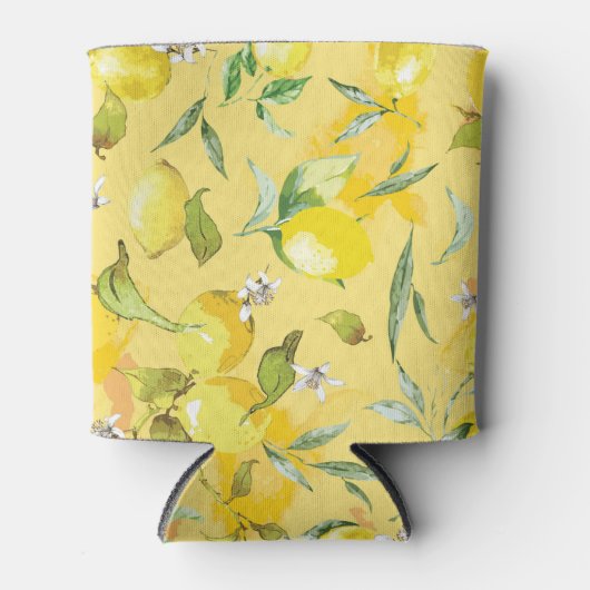 水彩レモンIV 缶クーラー (正面)