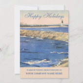 水彩ロゴ航海の灯台 シーズンカード (正面)