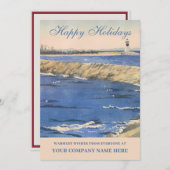 水彩ロゴ航海の灯台 シーズンカード (正面/裏面)