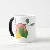 水彩ロブスターエビライムシーフード モーフィングマグカップ (正面左)