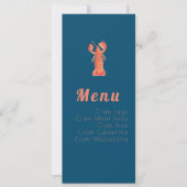 水彩ロブスタークロウフィッシュメ航海のニュー シーズンカード (正面)