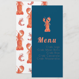 水彩ロブスタークロウフィッシュメ航海のニュー シーズンカード