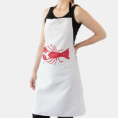 水彩ロブスターバイシャーロッテカンツァーノ エプロン (インサイチュ)