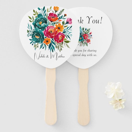 水彩ロマンス結婚ズ ハンドファン (正面&裏面)