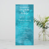 水彩ロマンス結婚式 プログラム (スタンド正面)