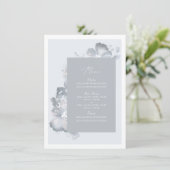 水彩ロマンス メニューカード メニュー (スタンド正面)