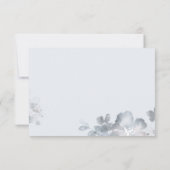 水彩ロマンスRSVPカード 出欠カード (裏面)