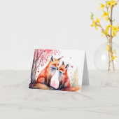 水彩ロマンチック カード (黄色い花)