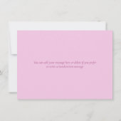 水彩ローズの花とグリーンが美しいサンキューカード サンキューカード (裏面)