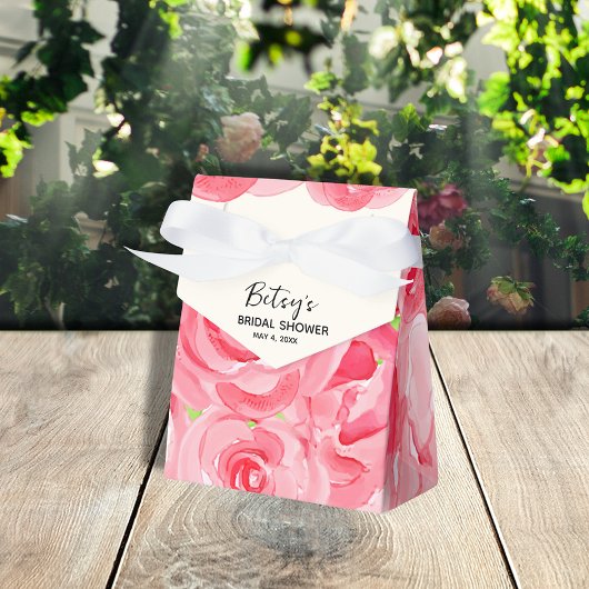 水彩ローズテントスタイル フェイバーボックス