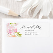 水彩ローズブーケ ラベル (インサイチュ)