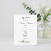 水彩ローズマリー 招待状 (スタンド正面)