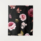 水彩ローズ 32 タペストリー (正面)