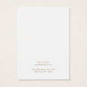 水彩ロータスフローラネックレスディスプレイカード (裏面)