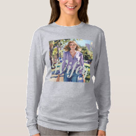 水彩ワイフィーTシャツ Tシャツ