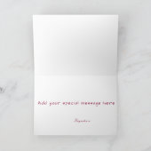 水彩ワイルドチュニジアフラワーサンキューカード サンキューカード (内部)