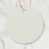 水彩ワイルドフラワーありがとうメッセージカード フェイバータグ (裏面)