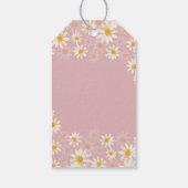 水彩ワイルドフラワーありがとうラベル ギフトタグ (裏面)