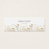 水彩ワイルドフラワーイヤリングバスケスタッド表示 (正面)