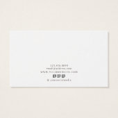 水彩ワイルドフラワーイヤリングバスケディスプレイカード (裏面)