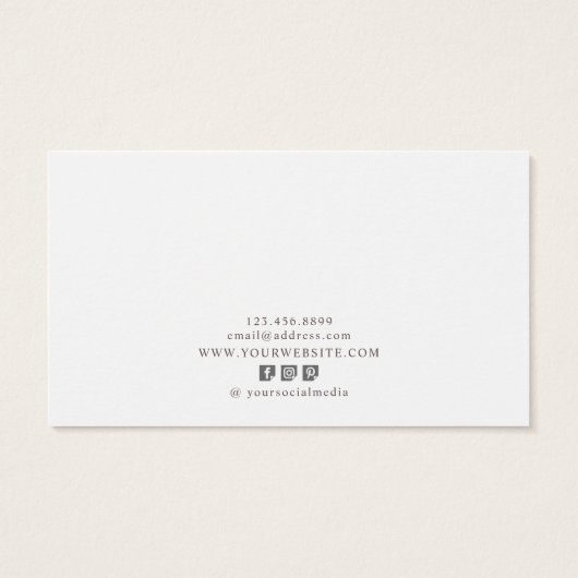 水彩ワイルドフラワーイヤリングバスケディスプレイカード (裏面)