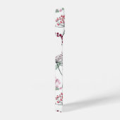 水彩ワイルドフラワーガーデンフローラアート iPhoneケース (右側面)