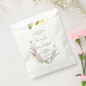 水彩ワイルドフラワークレストキューブ フェイバーバッグ (封をした状態)