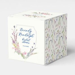 水彩ワイルドフラワークレストキューブ フェイバーボックス