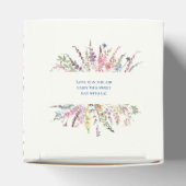 水彩ワイルドフラワークレストキューブ フェイバーボックス (上部)