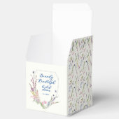 水彩ワイルドフラワークレストキューブ フェイバーボックス (オープン)