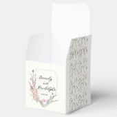 水彩ワイルドフラワークレストキューブ フェイバーボックス (オープン)