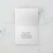 水彩ワイルドフラワーズ悔やみや弔慰ありがとう サンキューカード (内部)