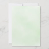 水彩ワイルドフラワーズ春夏ブライダルシャワー 招待状 (裏面)