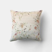 水彩ワイルドフラワーズ春 クッション (裏面)