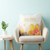 水彩ワイルドフラワーズ装飾用クッション クッション (椅子)