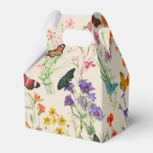 水彩ワイルドフラワーズ&蝶フローラガーデン フェイバーボックス (裏面サイド)