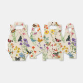 水彩ワイルドフラワーズ&蝶フローラガーデン フェイバーボックス (折り畳みなし)