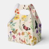 水彩ワイルドフラワーズ&蝶フローラガーデン フェイバーボックス (正面サイド)