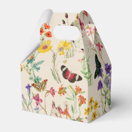 水彩ワイルドフラワーズ&蝶フローラガーデン フェイバーボックス